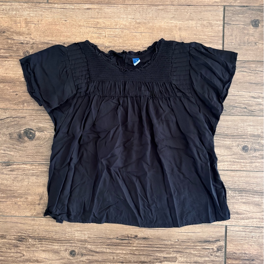 Old navy smock top black